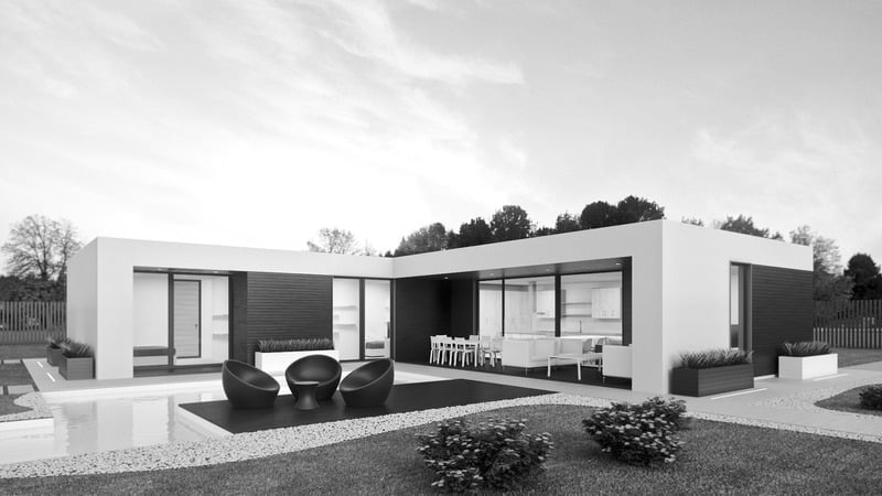 Residential architecture and interior design project by Trygve Studio in Lucknow