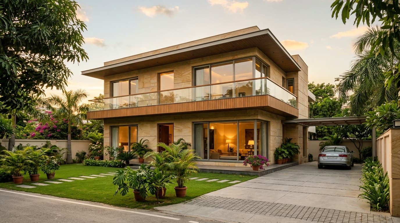 Best Architects in Lucknow - Trygve Studio Luxury Villa Architecture